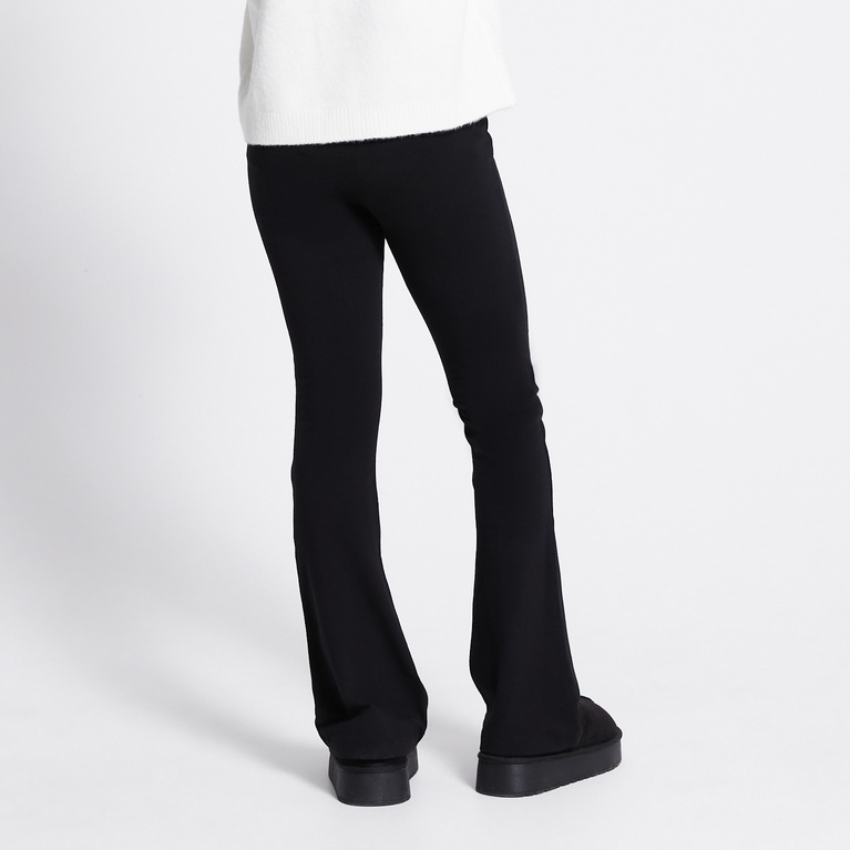 Basic Flare tights "Malva star" Black